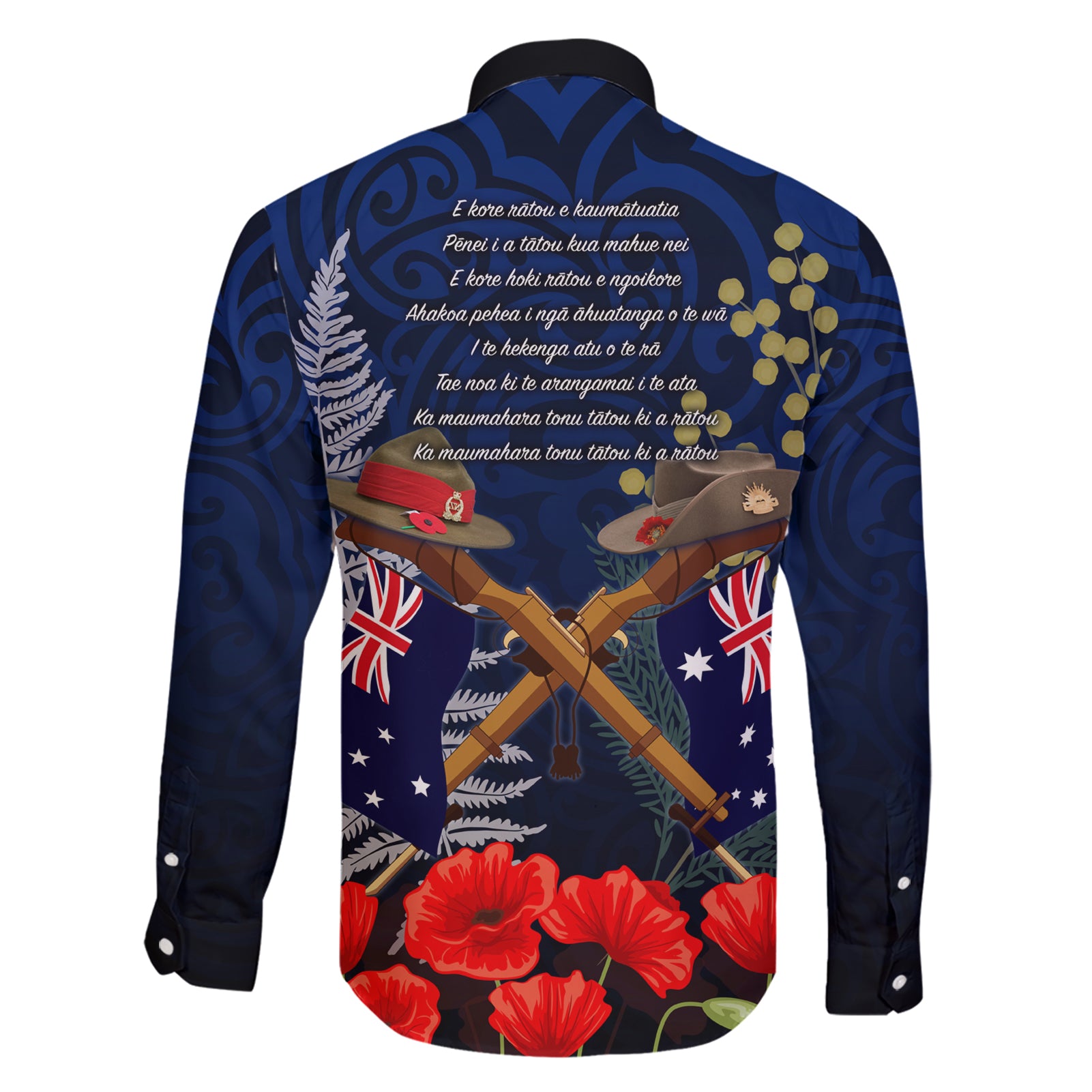 Anzac Day Aussie Mix Maori In Memories Family Matching Short Sleeve Bodycon Dress and Hawaiian Shirt