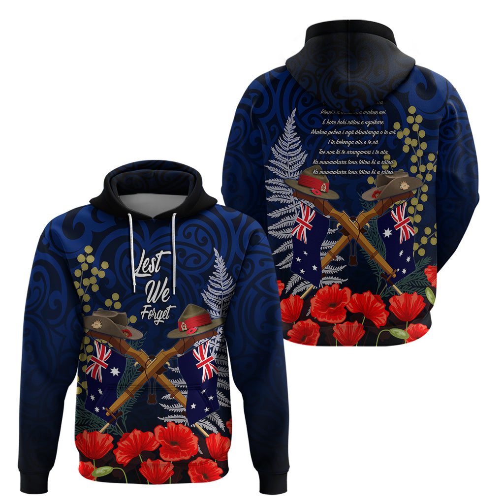 Anzac Day Aussie Mix Maori In Memories Hoodie LT7 - Vibe Hoodie Shop
