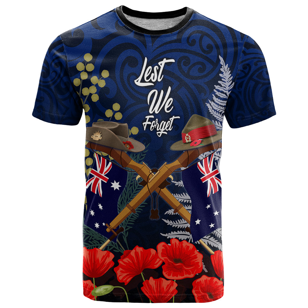 Anzac Day Aussie Mix Maori In Memories T Shirt - Vibe Hoodie Shop