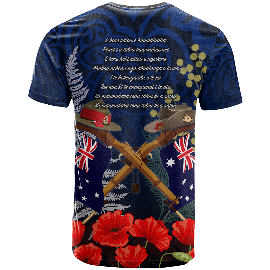 Anzac Day Aussie Mix Maori In Memories T Shirt - Vibe Hoodie Shop