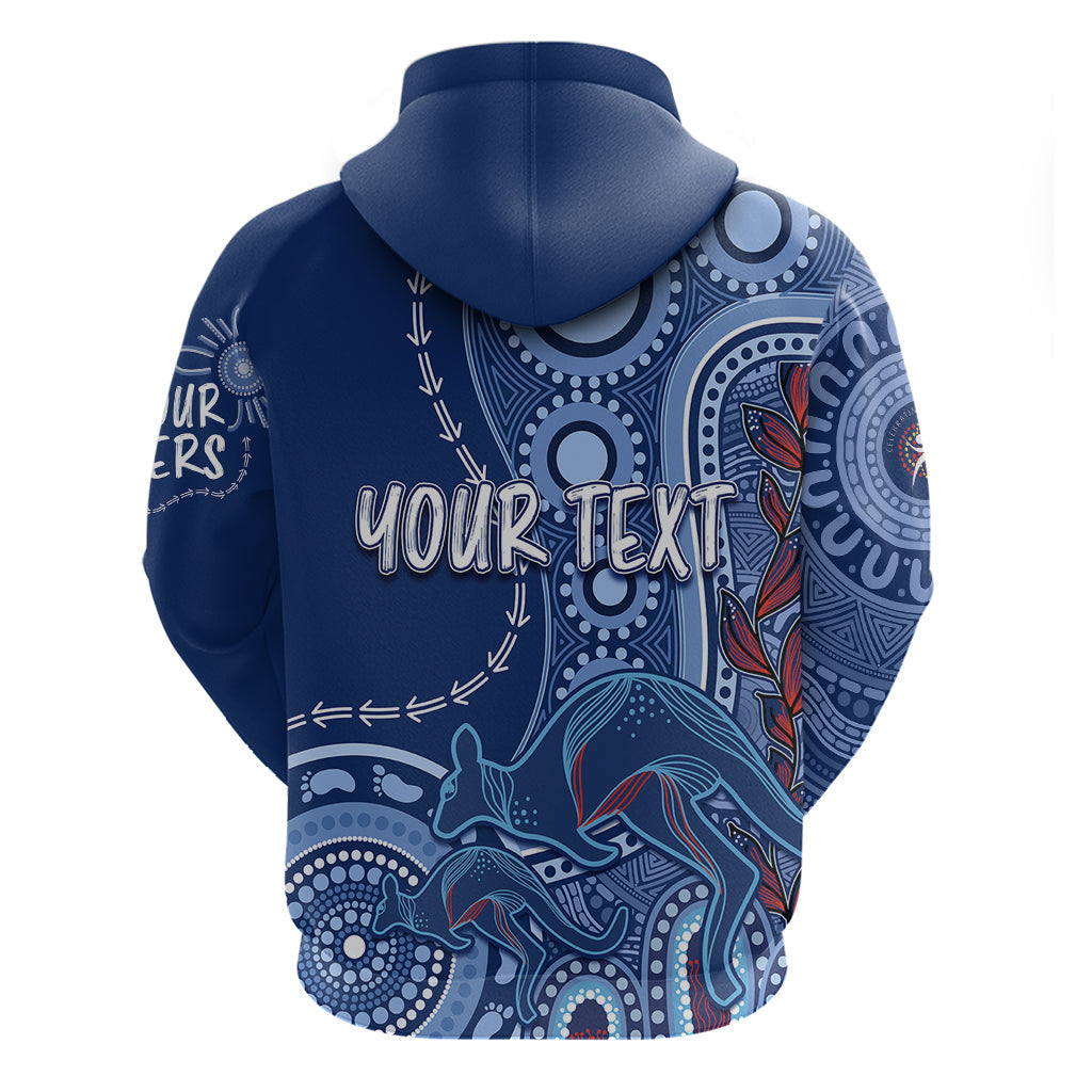 Personalised State Of Origin NAIDOC 2023 Hoodie Kangaroo Mix Vines - Blues Style LT7 - Vibe Hoodie Shop