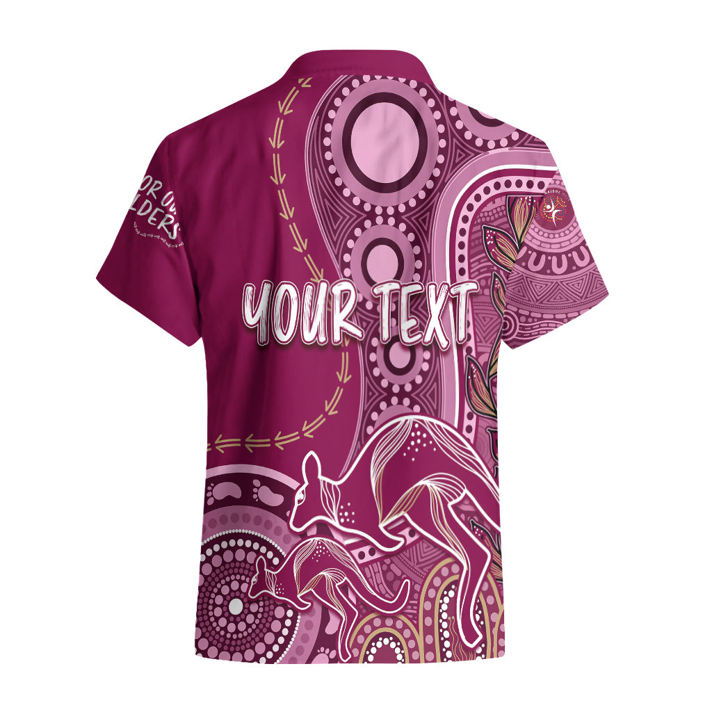 Personalised State Of Origin NAIDOC 2023 Hawaiian Shirt Kangaroo Mix Vines - Maroons Style - Vibe Hoodie Shop