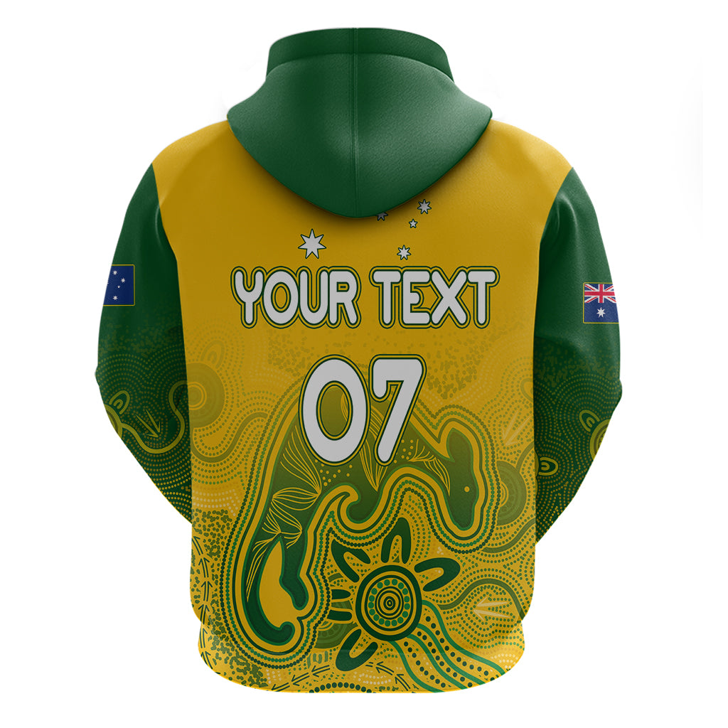 Personalised Australia Soccer Indigenous Hoodie Women World Cup 2023 Matildas Gradient Ver. LT7 - Vibe Hoodie Shop