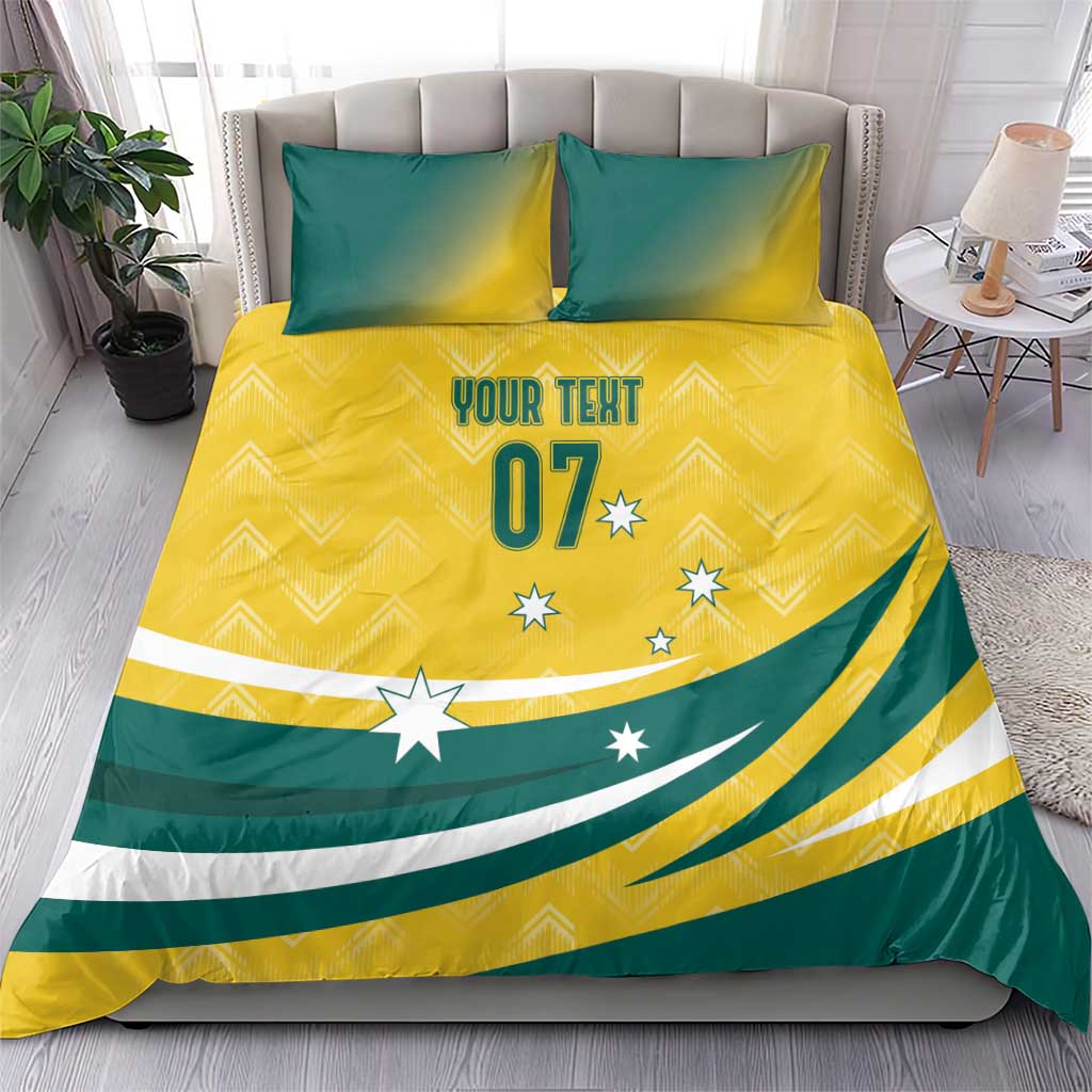 Australia 2024 Olympics Custom Bedding Set Rise of the Roos - Vibe Hoodie Shop