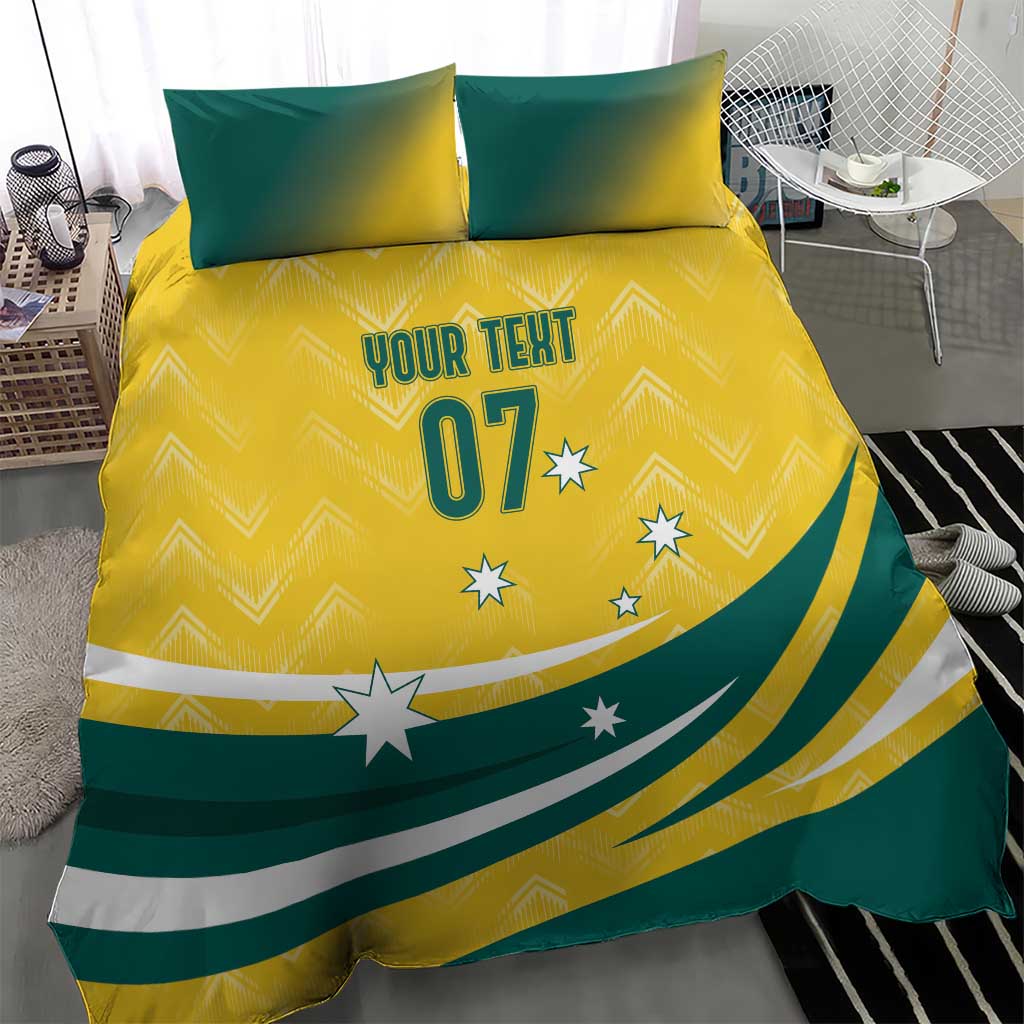 Australia 2024 Olympics Custom Bedding Set Rise of the Roos - Vibe Hoodie Shop