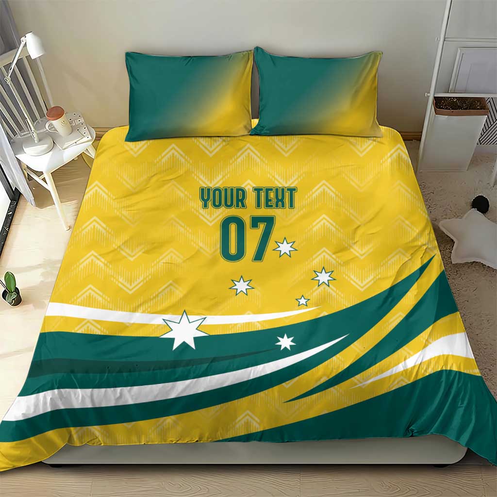 Australia 2024 Olympics Custom Bedding Set Rise of the Roos - Vibe Hoodie Shop