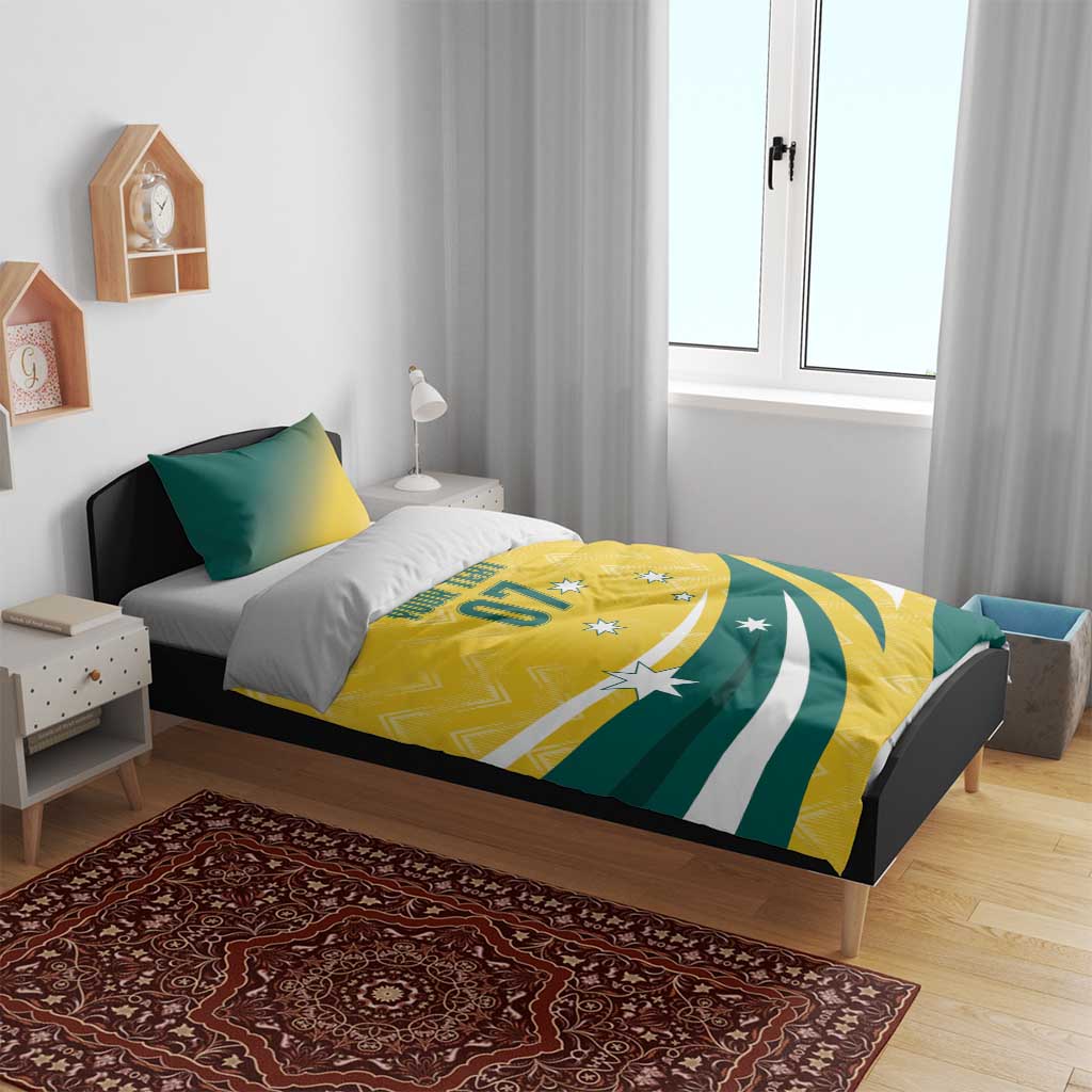 Australia 2024 Olympics Custom Bedding Set Rise of the Roos - Vibe Hoodie Shop