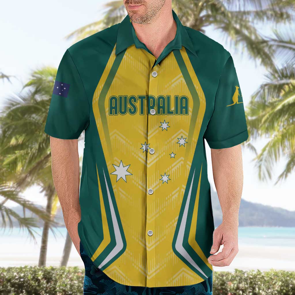 Australia 2024 Olympics Custom Hawaiian Shirt Rise of the Roos - Vibe Hoodie Shop