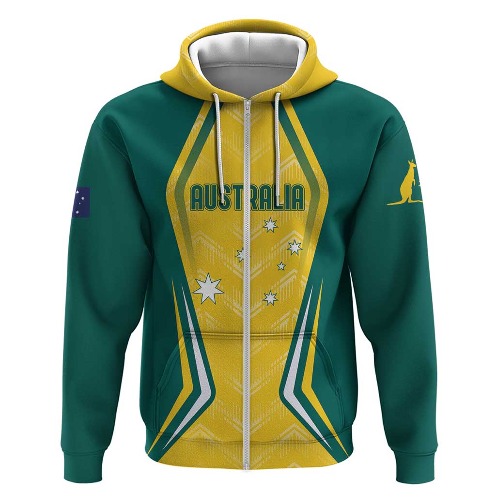 Australia 2024 Olympics Custom Hoodie Rise of the Roos LT7 - Vibe Hoodie Shop