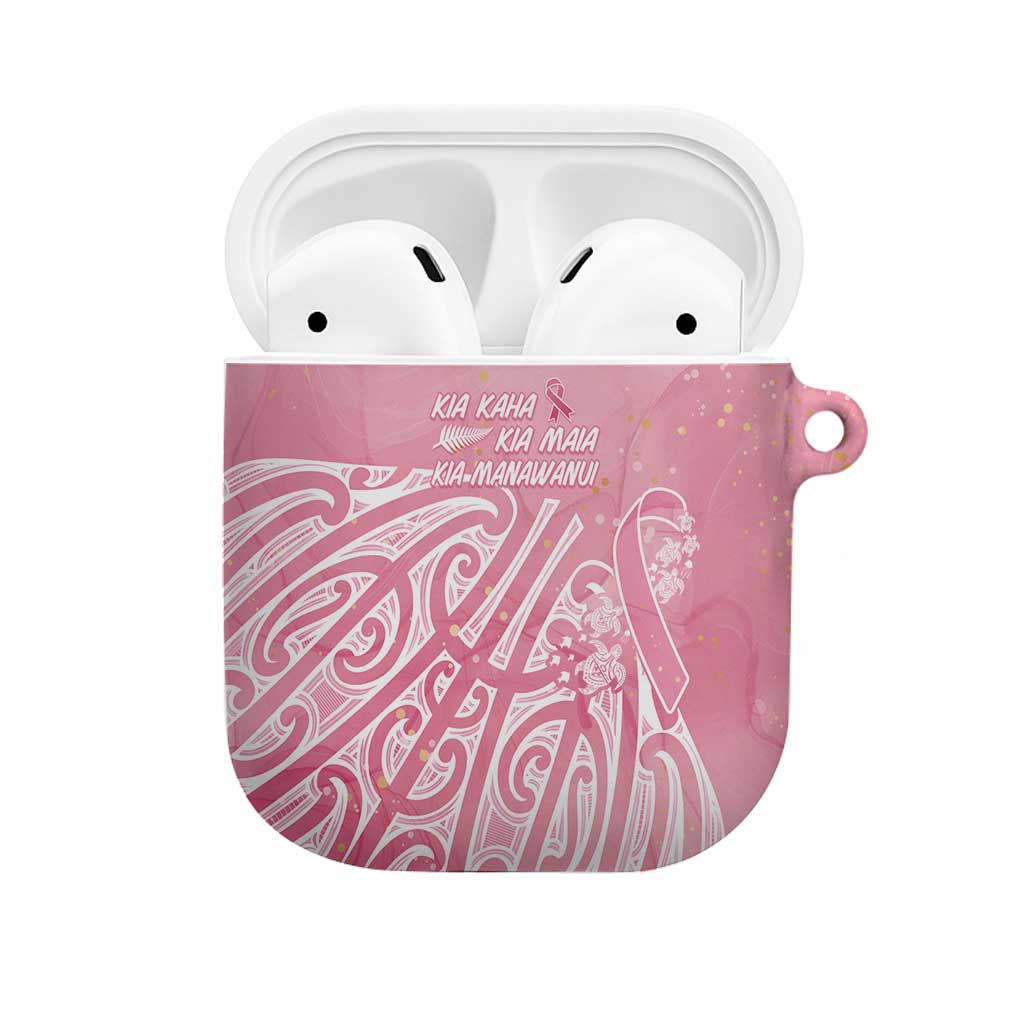 Breast Cancer Awareness Maori AirPods Case Kia Kaha Kia Maia Kia Manawanui - Vibe Hoodie
