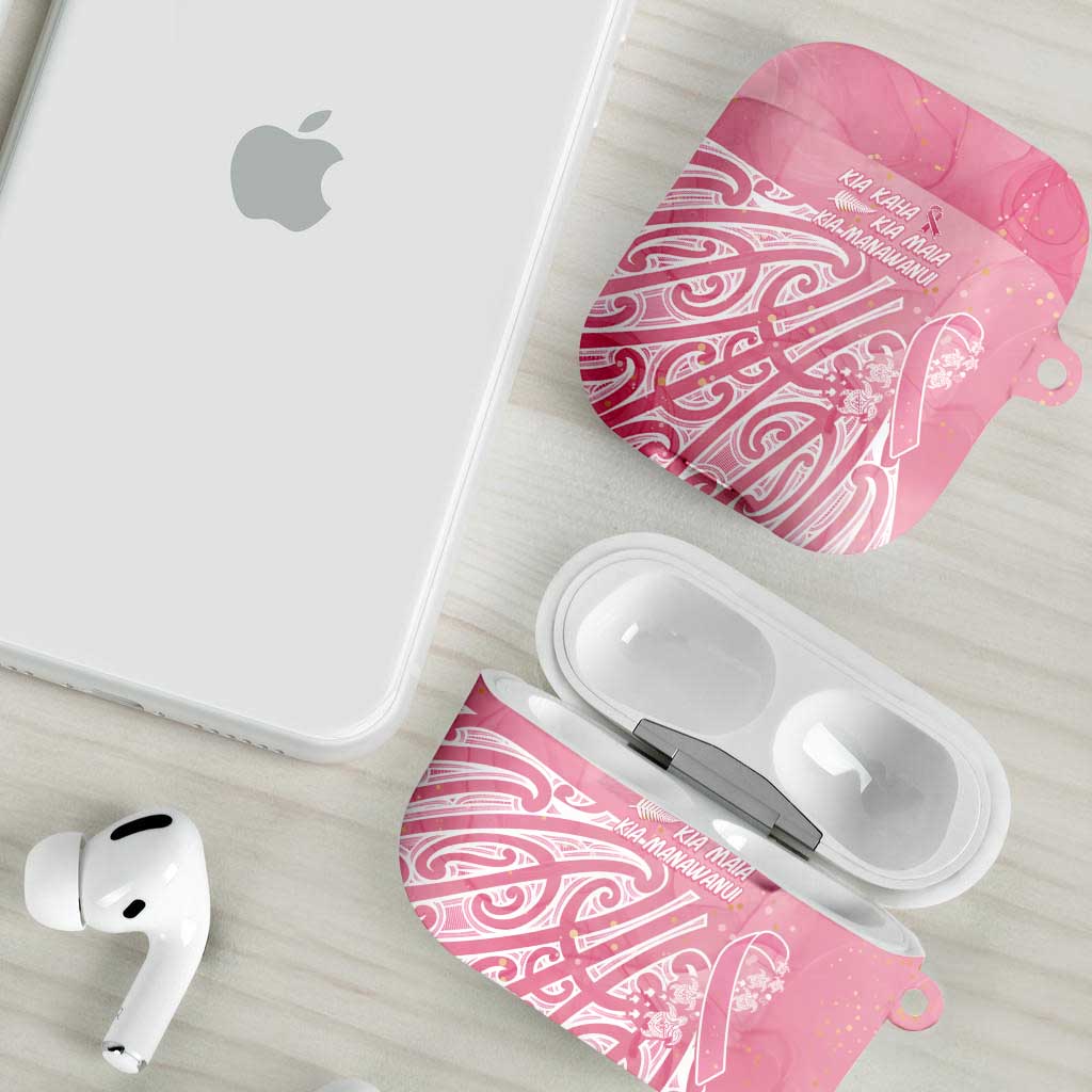 Breast Cancer Awareness Maori AirPods Case Kia Kaha Kia Maia Kia Manawanui - Vibe Hoodie