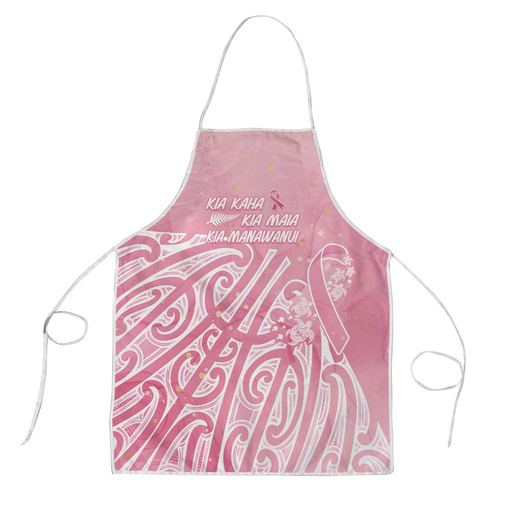 Breast Cancer Awareness Maori Apron Kia Kaha Kia Maia Kia Manawanui - Vibe Hoodie