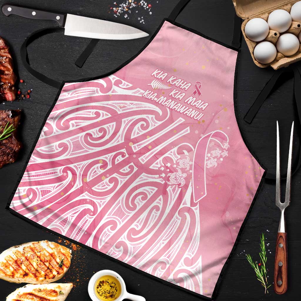 Breast Cancer Awareness Maori Apron Kia Kaha Kia Maia Kia Manawanui - Vibe Hoodie