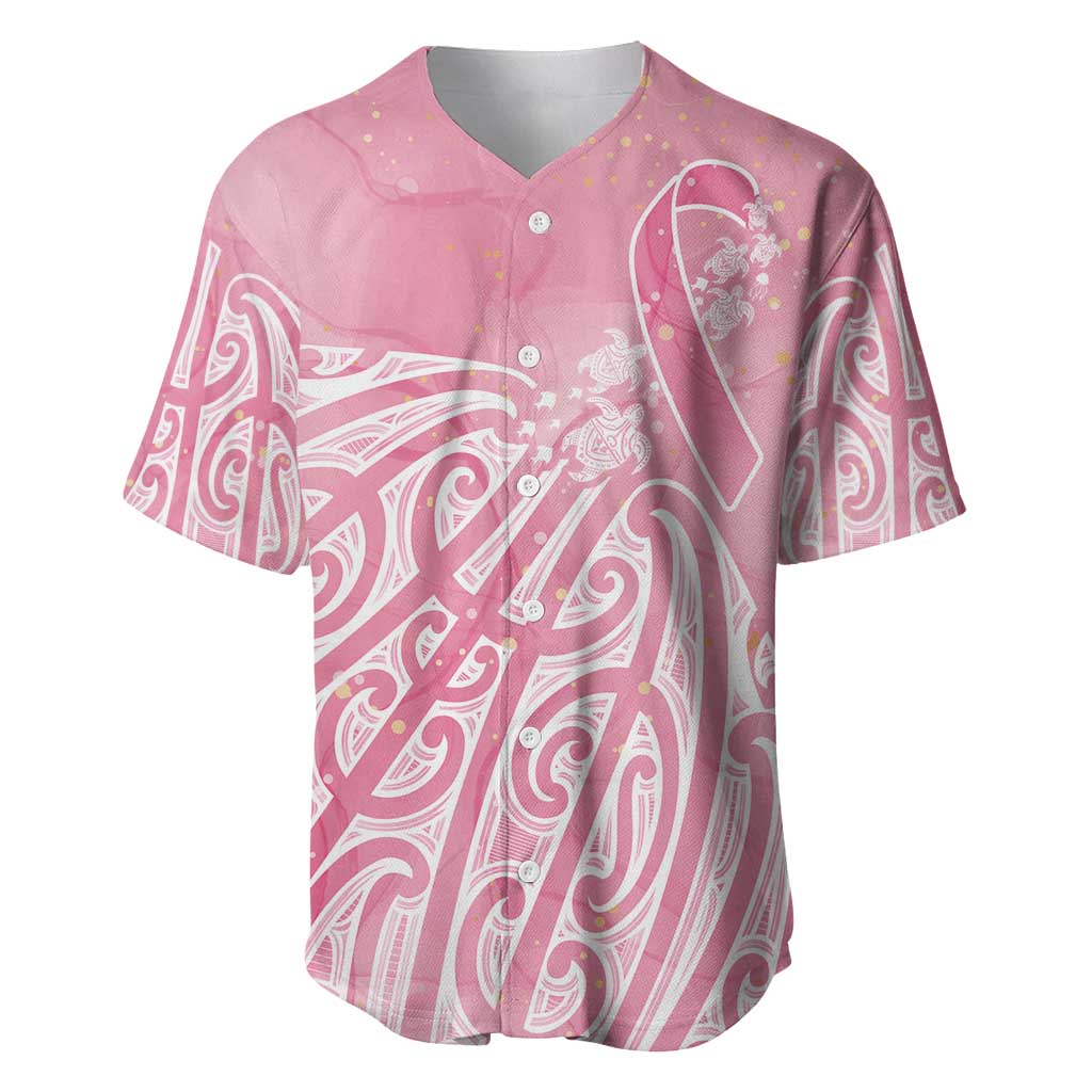Breast Cancer Awareness Maori Baseball Jersey Kia Kaha Kia Maia Kia Manawanui - Vibe Hoodie