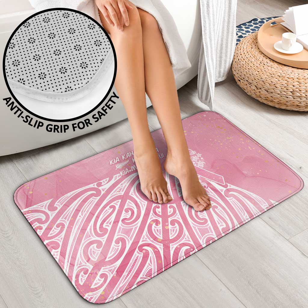 Breast Cancer Awareness Maori Bathroom Set Kia Kaha Kia Maia Kia Manawanui - Vibe Hoodie