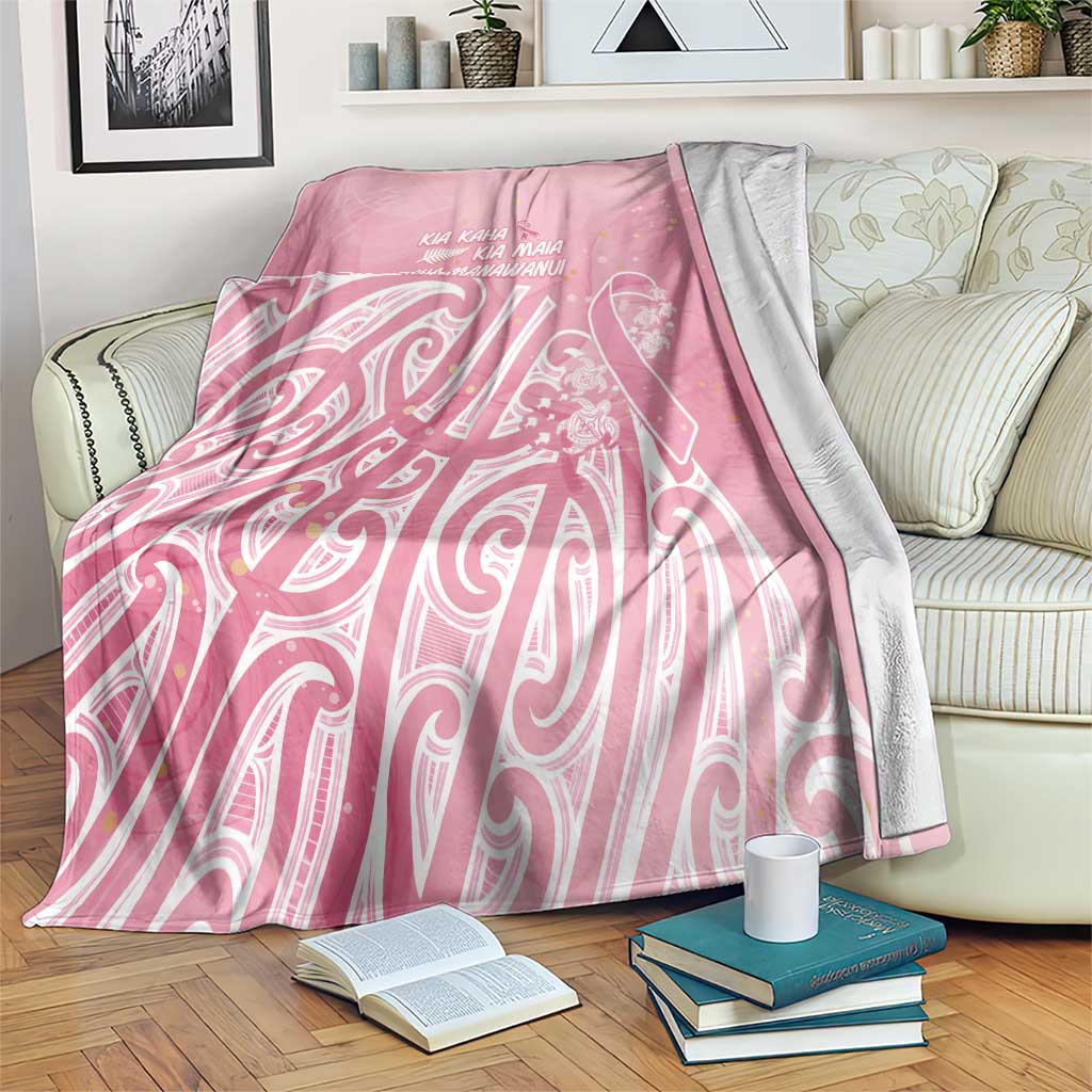 Breast Cancer Awareness Maori Blanket Kia Kaha Kia Maia Kia Manawanui - Vibe Hoodie
