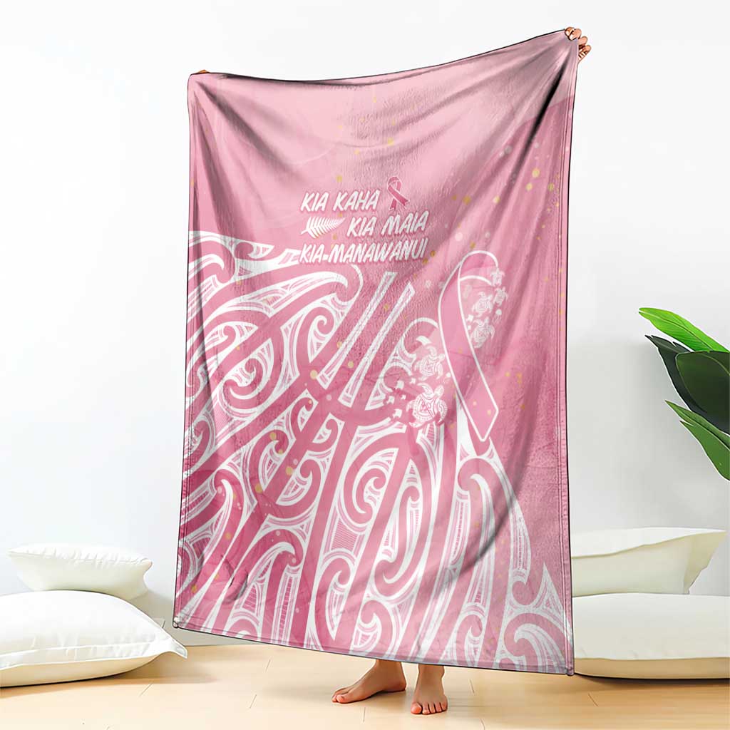 Breast Cancer Awareness Maori Blanket Kia Kaha Kia Maia Kia Manawanui - Vibe Hoodie