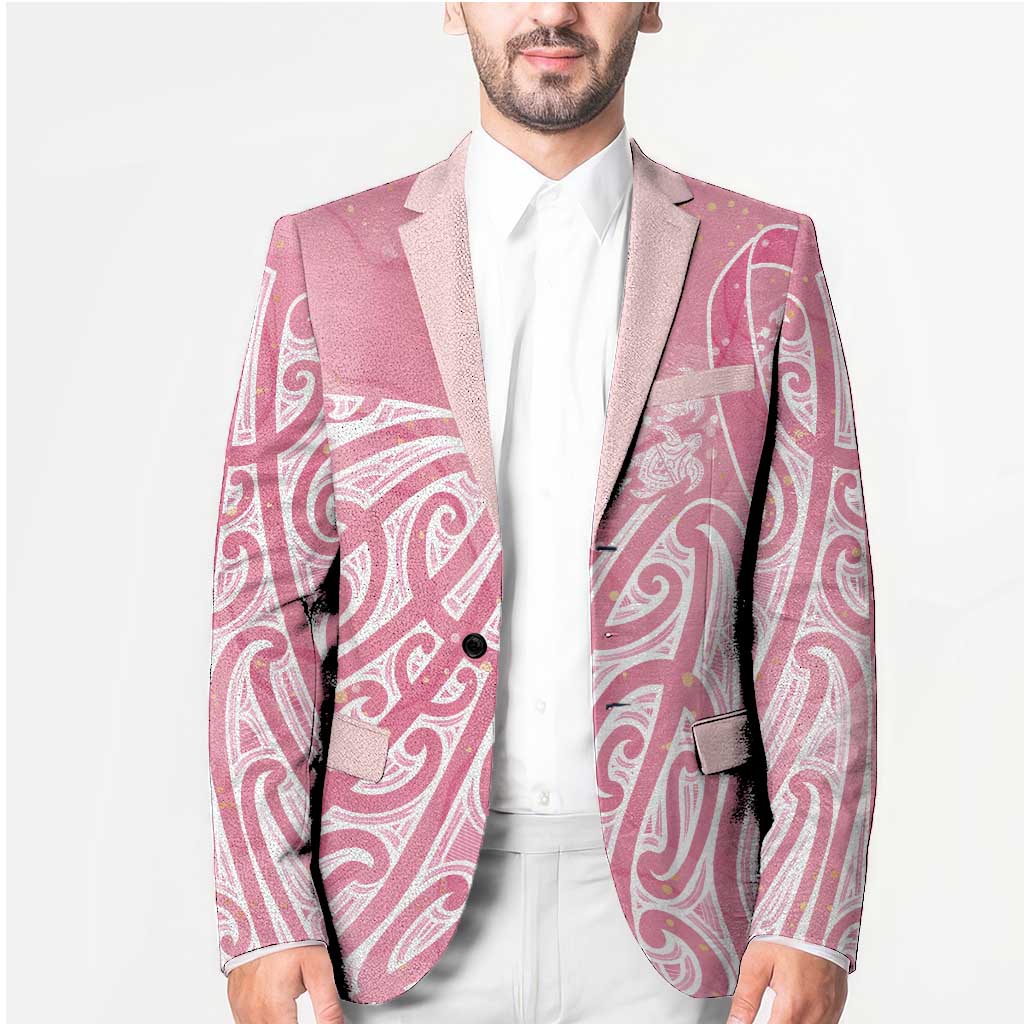 Breast Cancer Awareness Maori Blazer Kia Kaha Kia Maia Kia Manawanui - Vibe Hoodie