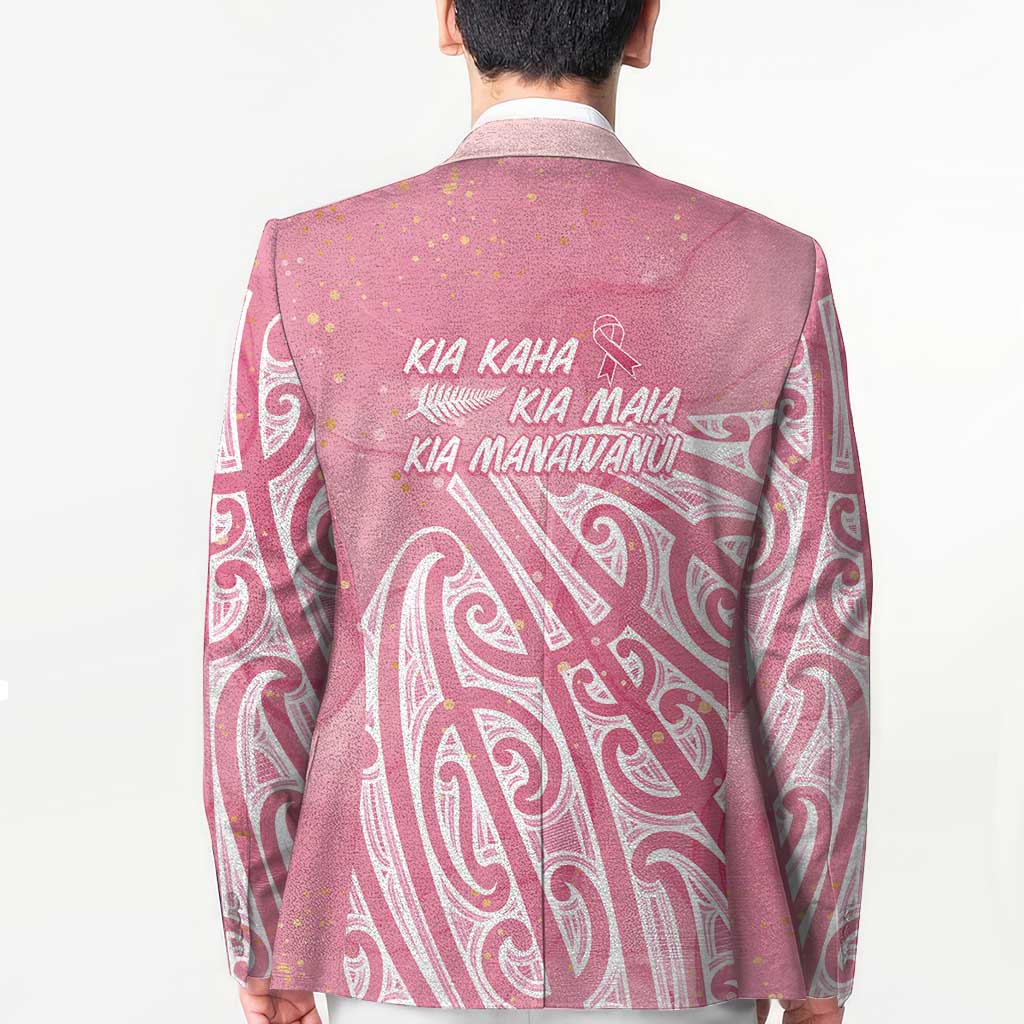 Breast Cancer Awareness Maori Blazer Kia Kaha Kia Maia Kia Manawanui - Vibe Hoodie