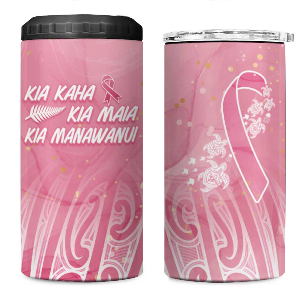 Breast Cancer Awareness Maori 4 in 1 Can Cooler Tumbler Kia Kaha Kia Maia Kia Manawanui - Vibe Hoodie