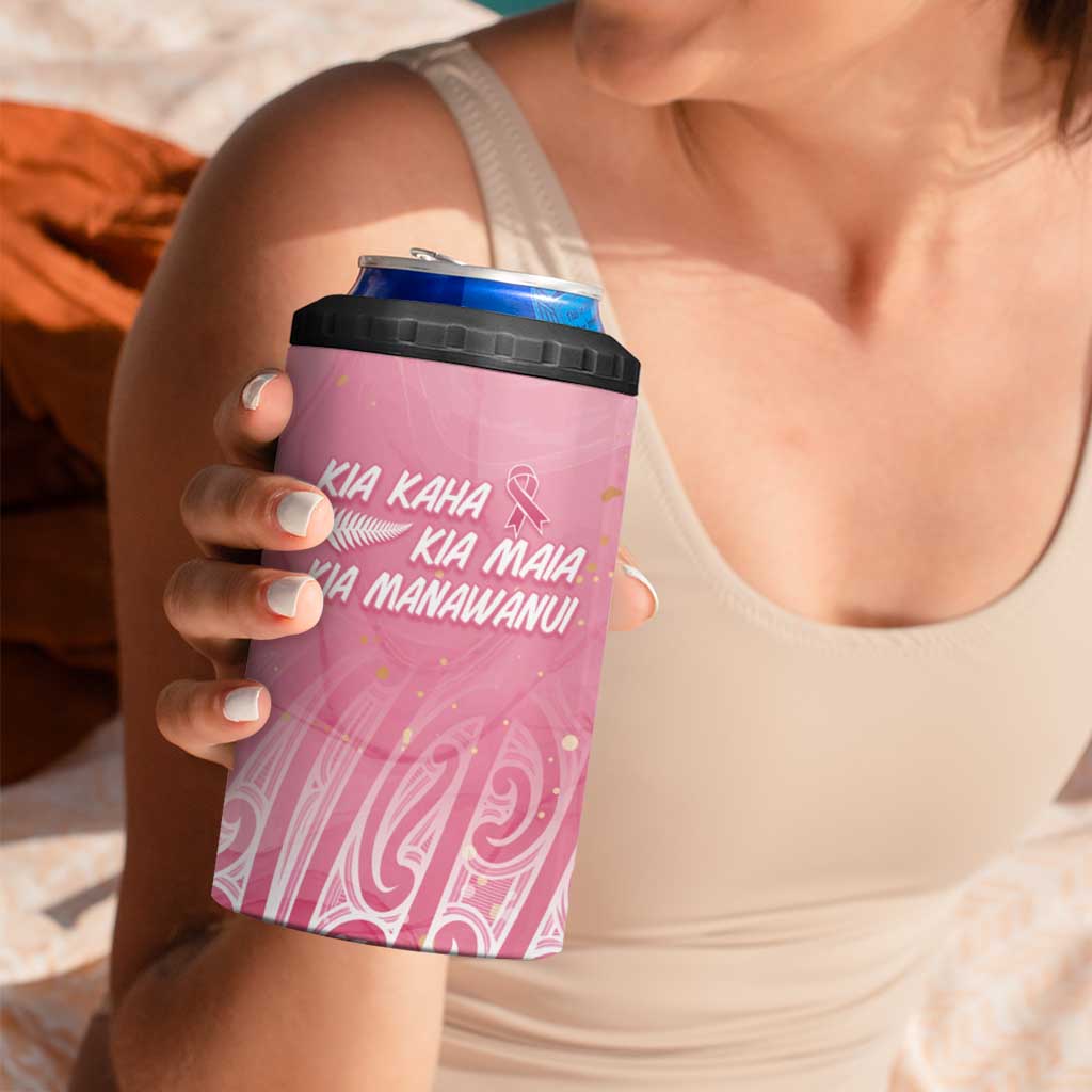 Breast Cancer Awareness Maori 4 in 1 Can Cooler Tumbler Kia Kaha Kia Maia Kia Manawanui - Vibe Hoodie
