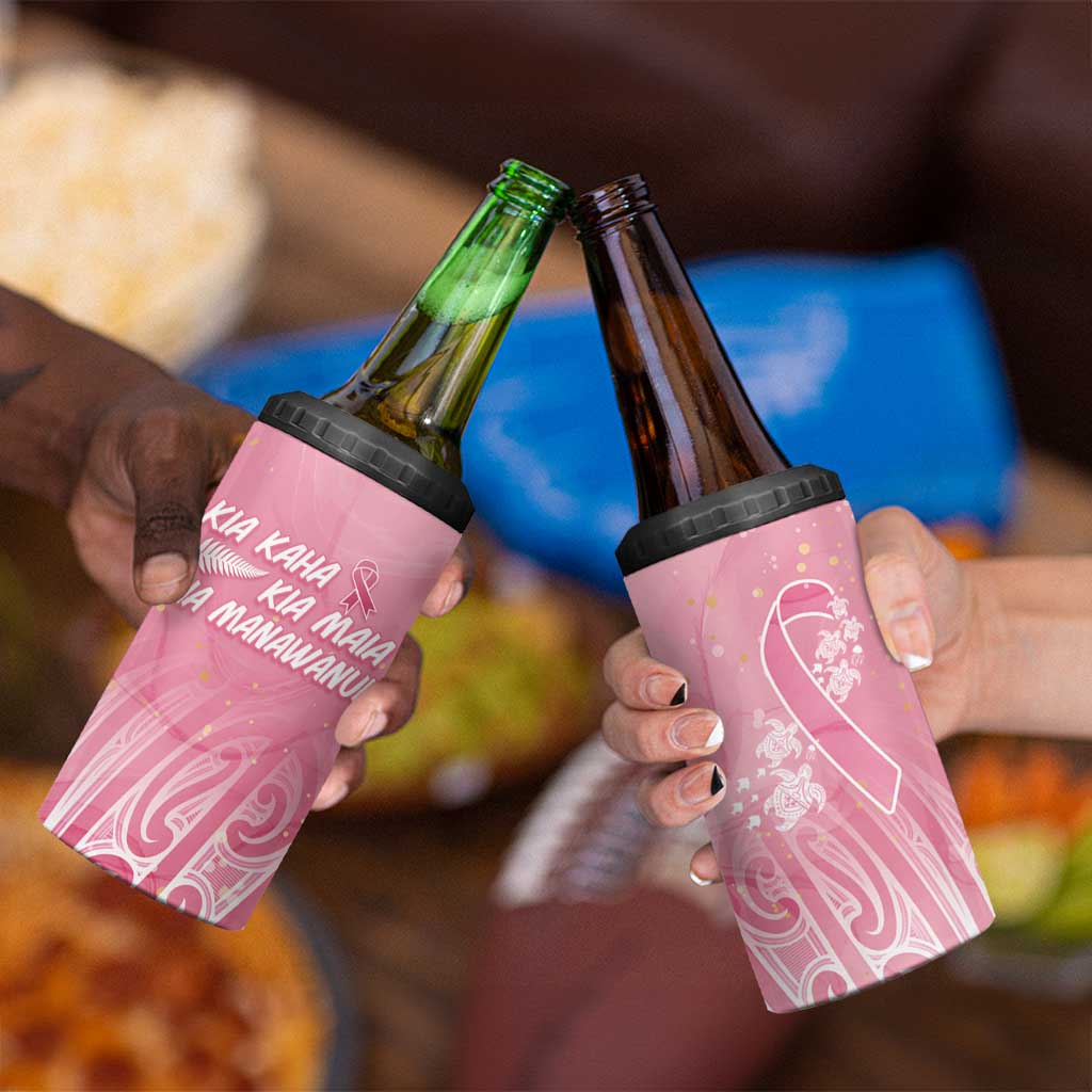 Breast Cancer Awareness Maori 4 in 1 Can Cooler Tumbler Kia Kaha Kia Maia Kia Manawanui - Vibe Hoodie
