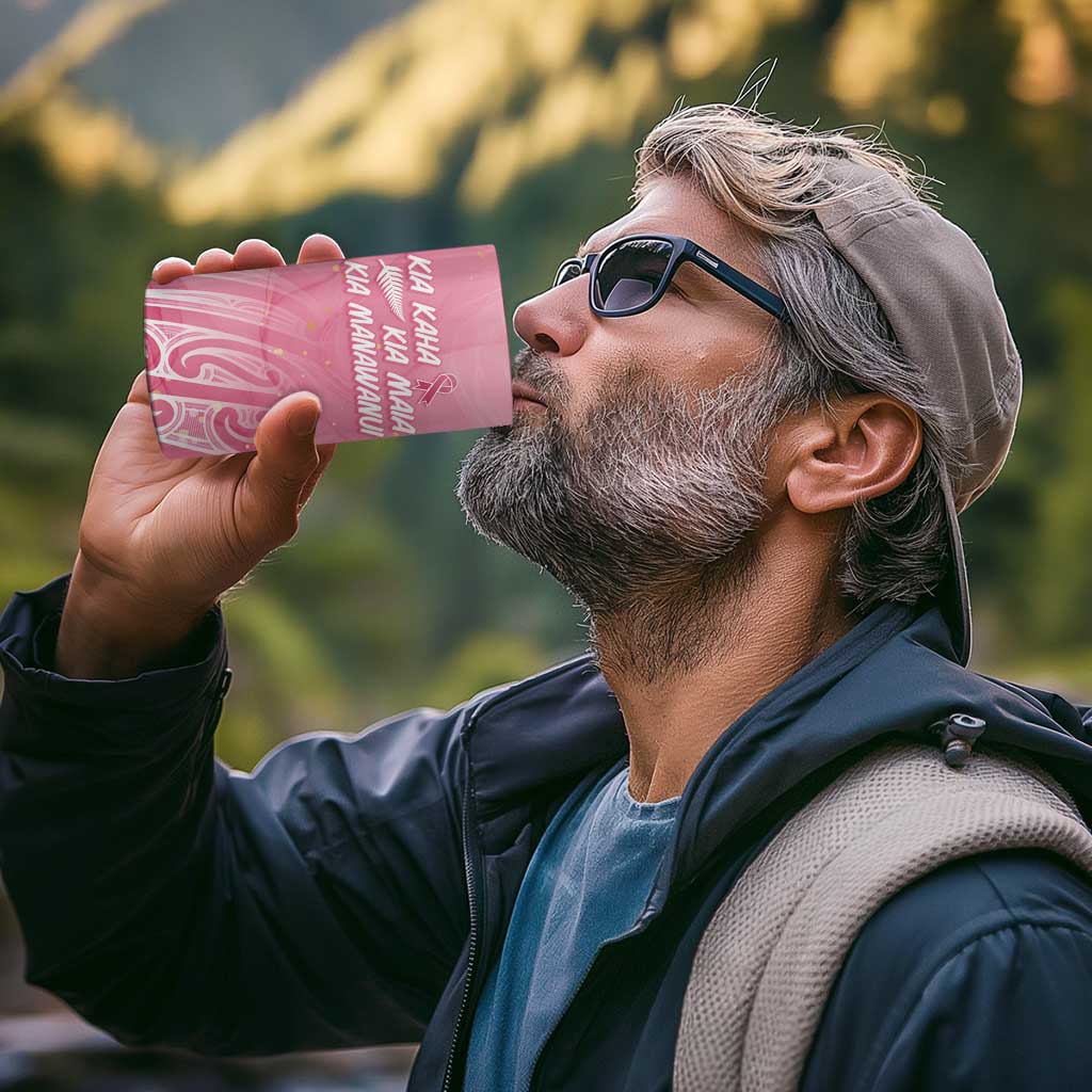 Breast Cancer Awareness Maori 4 in 1 Can Cooler Tumbler Kia Kaha Kia Maia Kia Manawanui - Vibe Hoodie