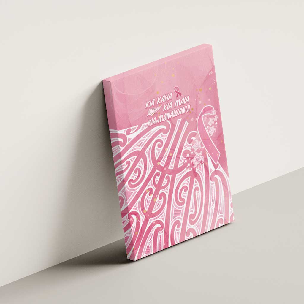 Breast Cancer Awareness Maori Canvas Wall Art Kia Kaha Kia Maia Kia Manawanui - Vibe Hoodie