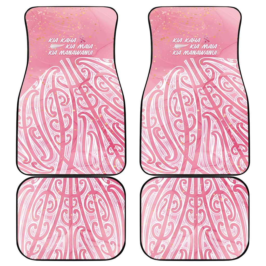 Breast Cancer Awareness Maori Car Mats Kia Kaha Kia Maia Kia Manawanui - Vibe Hoodie