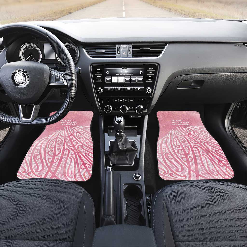 Breast Cancer Awareness Maori Car Mats Kia Kaha Kia Maia Kia Manawanui - Vibe Hoodie