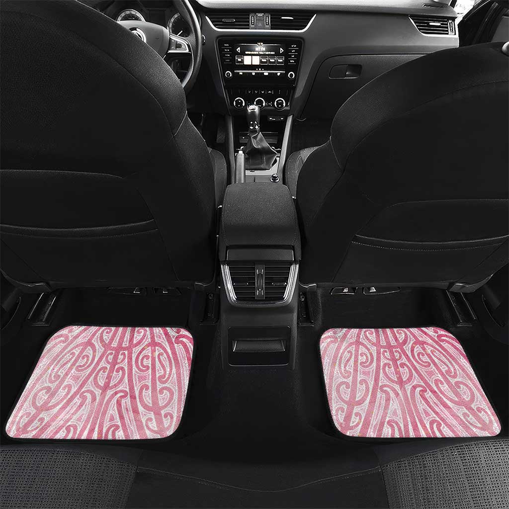 Breast Cancer Awareness Maori Car Mats Kia Kaha Kia Maia Kia Manawanui - Vibe Hoodie