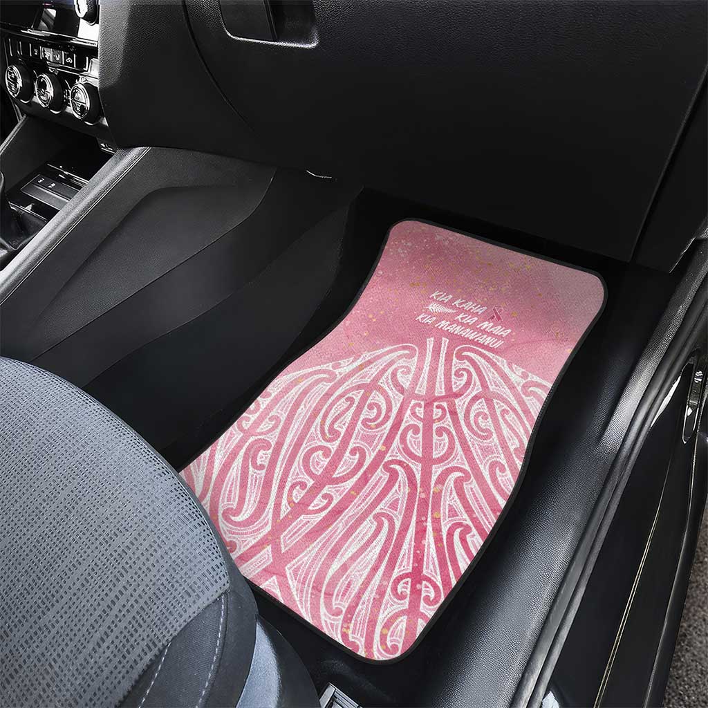 Breast Cancer Awareness Maori Car Mats Kia Kaha Kia Maia Kia Manawanui - Vibe Hoodie