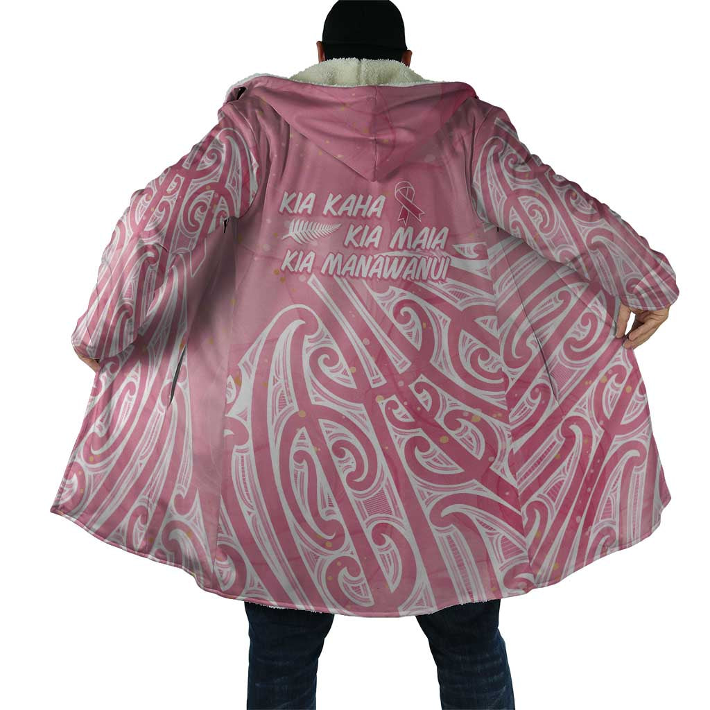 Breast Cancer Awareness Maori Cloak Kia Kaha Kia Maia Kia Manawanui - Vibe Hoodie