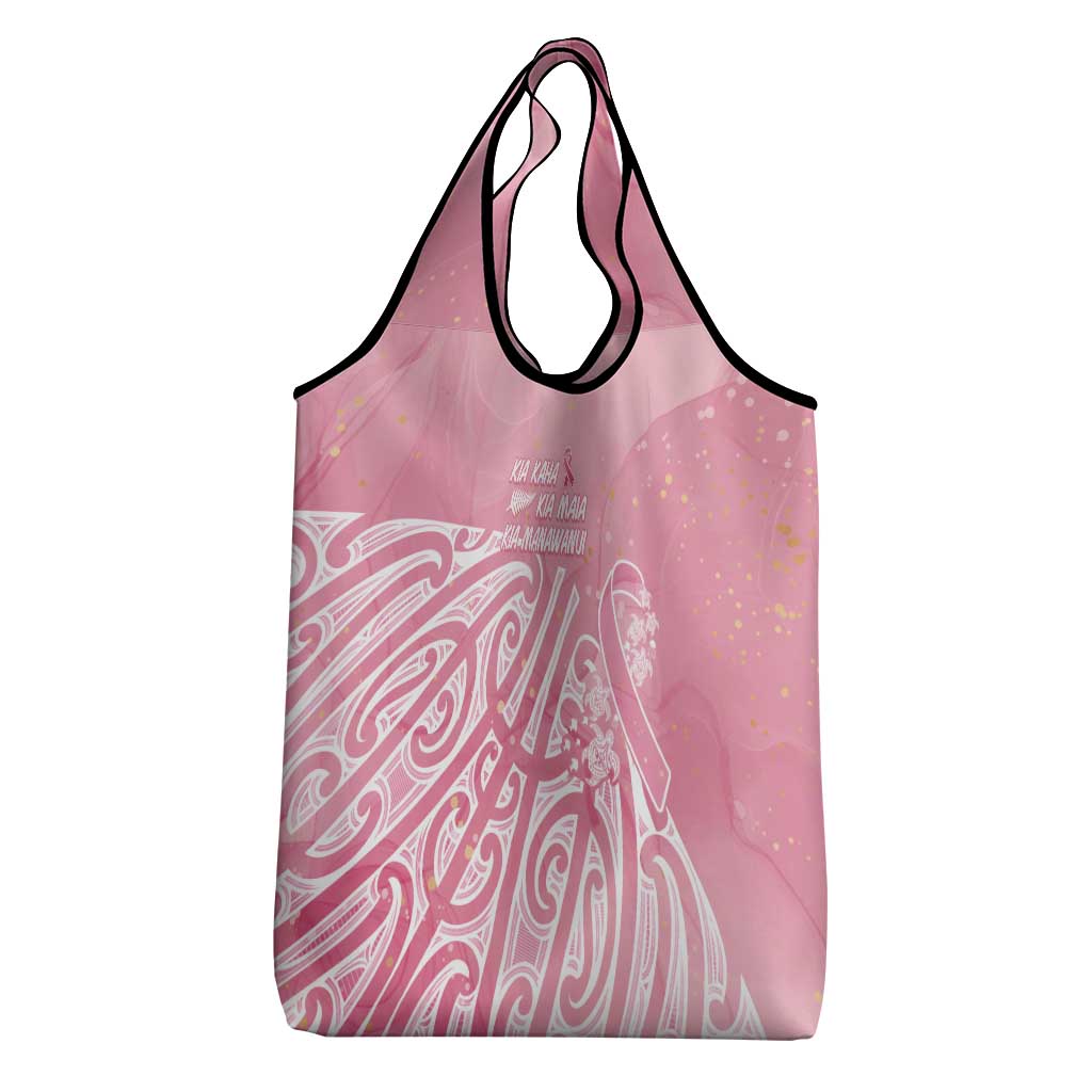 Breast Cancer Awareness Maori Grocery Bag Kia Kaha Kia Maia Kia Manawanui - Vibe Hoodie
