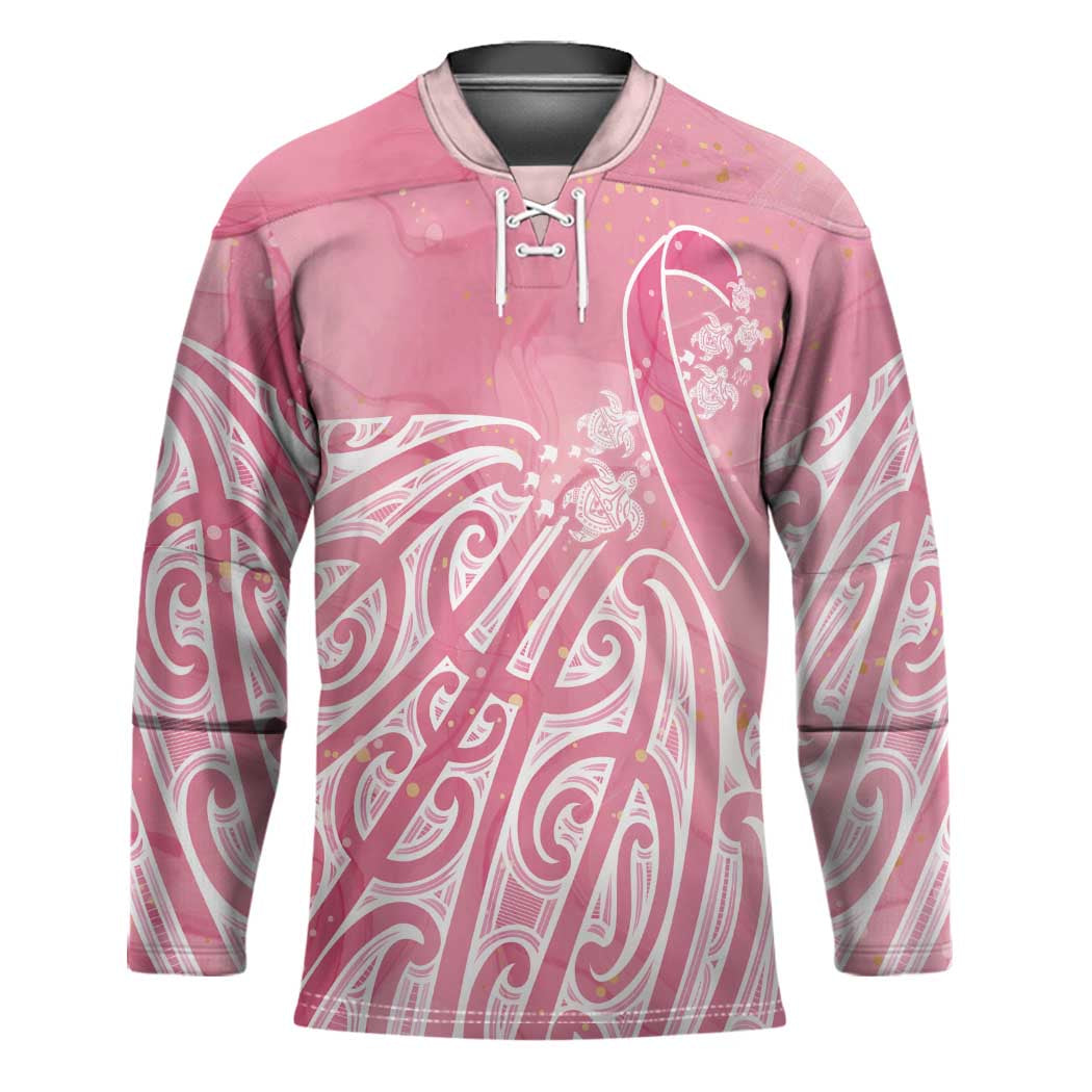 Breast Cancer Awareness Maori Hockey Jersey Kia Kaha Kia Maia Kia Manawanui - Vibe Hoodie