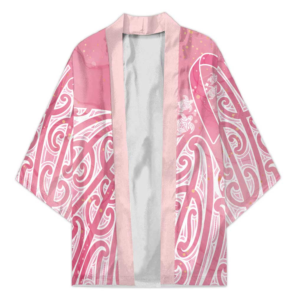 Breast Cancer Awareness Maori Kimono Kia Kaha Kia Maia Kia Manawanui - Vibe Hoodie