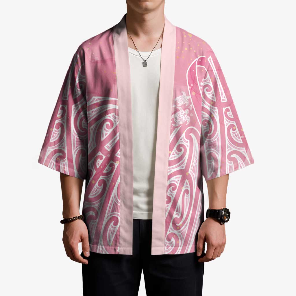 Breast Cancer Awareness Maori Kimono Kia Kaha Kia Maia Kia Manawanui - Vibe Hoodie