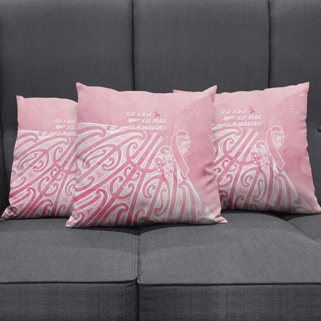 Breast Cancer Awareness Maori Pillow Cover Kia Kaha Kia Maia Kia Manawanui - Vibe Hoodie