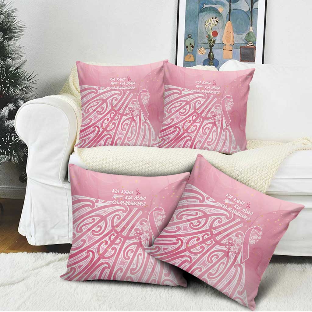 Breast Cancer Awareness Maori Pillow Cover Kia Kaha Kia Maia Kia Manawanui - Vibe Hoodie