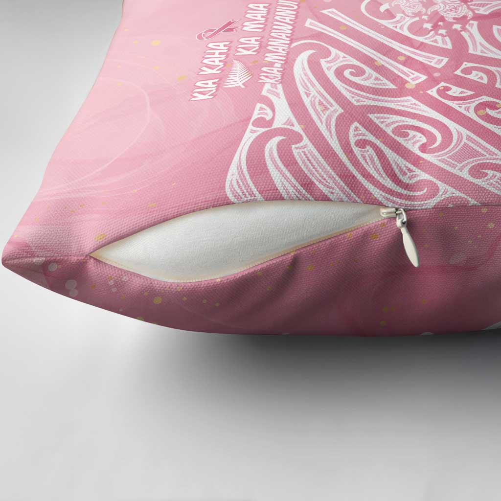 Breast Cancer Awareness Maori Pillow Cover Kia Kaha Kia Maia Kia Manawanui - Vibe Hoodie