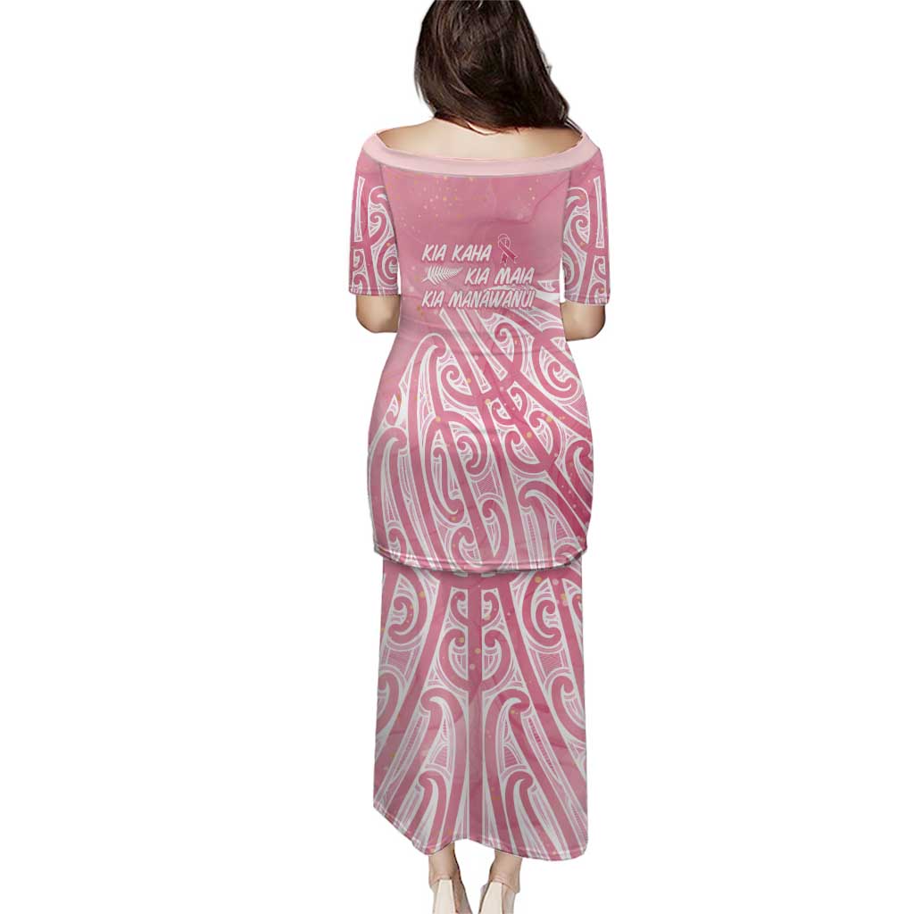 Breast Cancer Awareness Maori Puletasi Kia Kaha Kia Maia Kia Manawanui - Vibe Hoodie