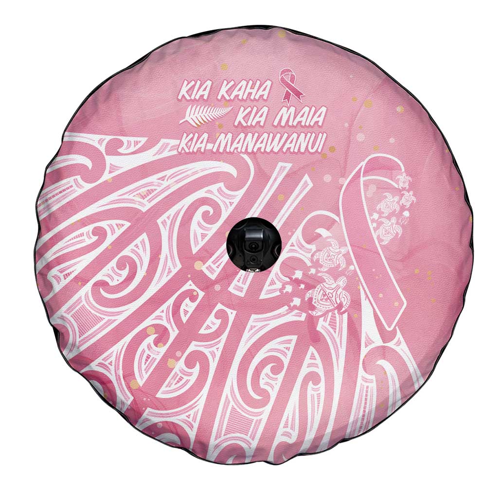 Breast Cancer Awareness Maori Spare Tire Cover Kia Kaha Kia Maia Kia Manawanui - Vibe Hoodie