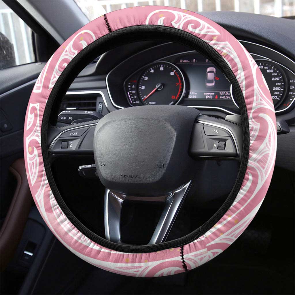 Breast Cancer Awareness Maori Steering Wheel Cover Kia Kaha Kia Maia Kia Manawanui - Vibe Hoodie
