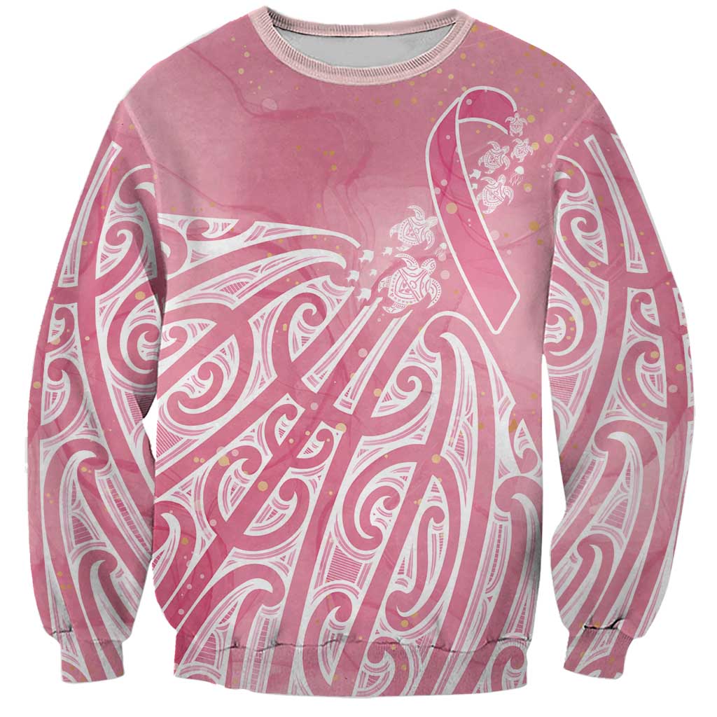 Breast Cancer Awareness Maori Sweatshirt Kia Kaha Kia Maia Kia Manawanui - Vibe Hoodie