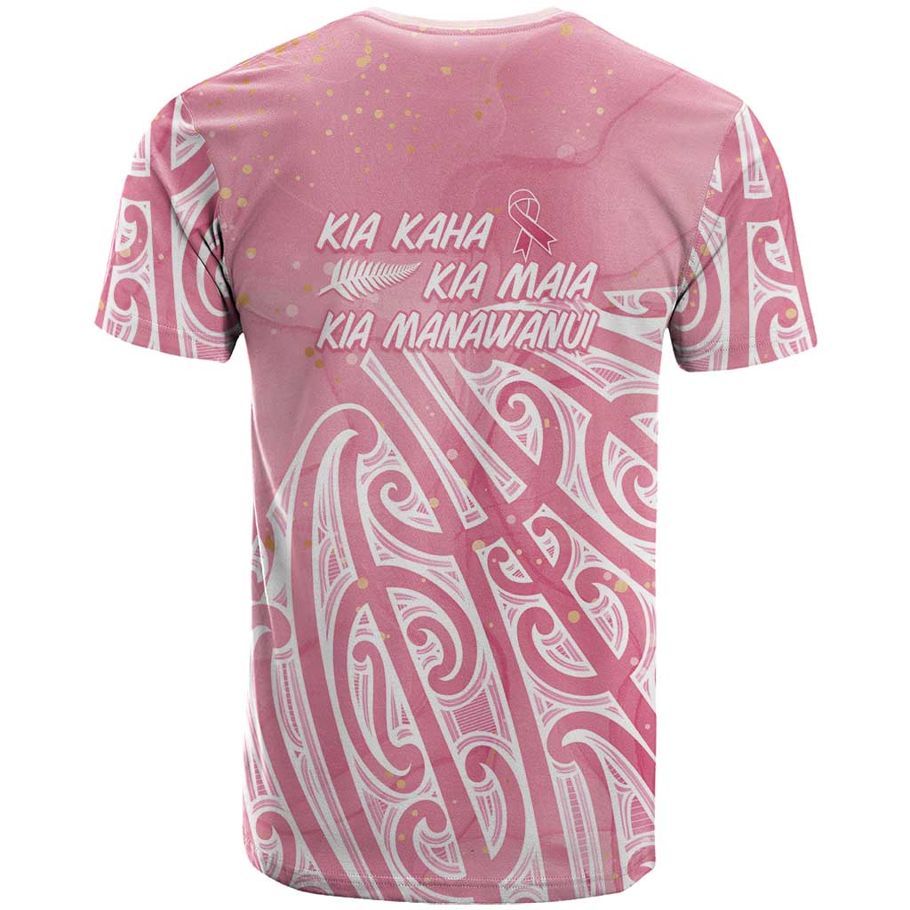 Breast Cancer Awareness Maori T Shirt Kia Kaha Kia Maia Kia Manawanui - Vibe Hoodie
