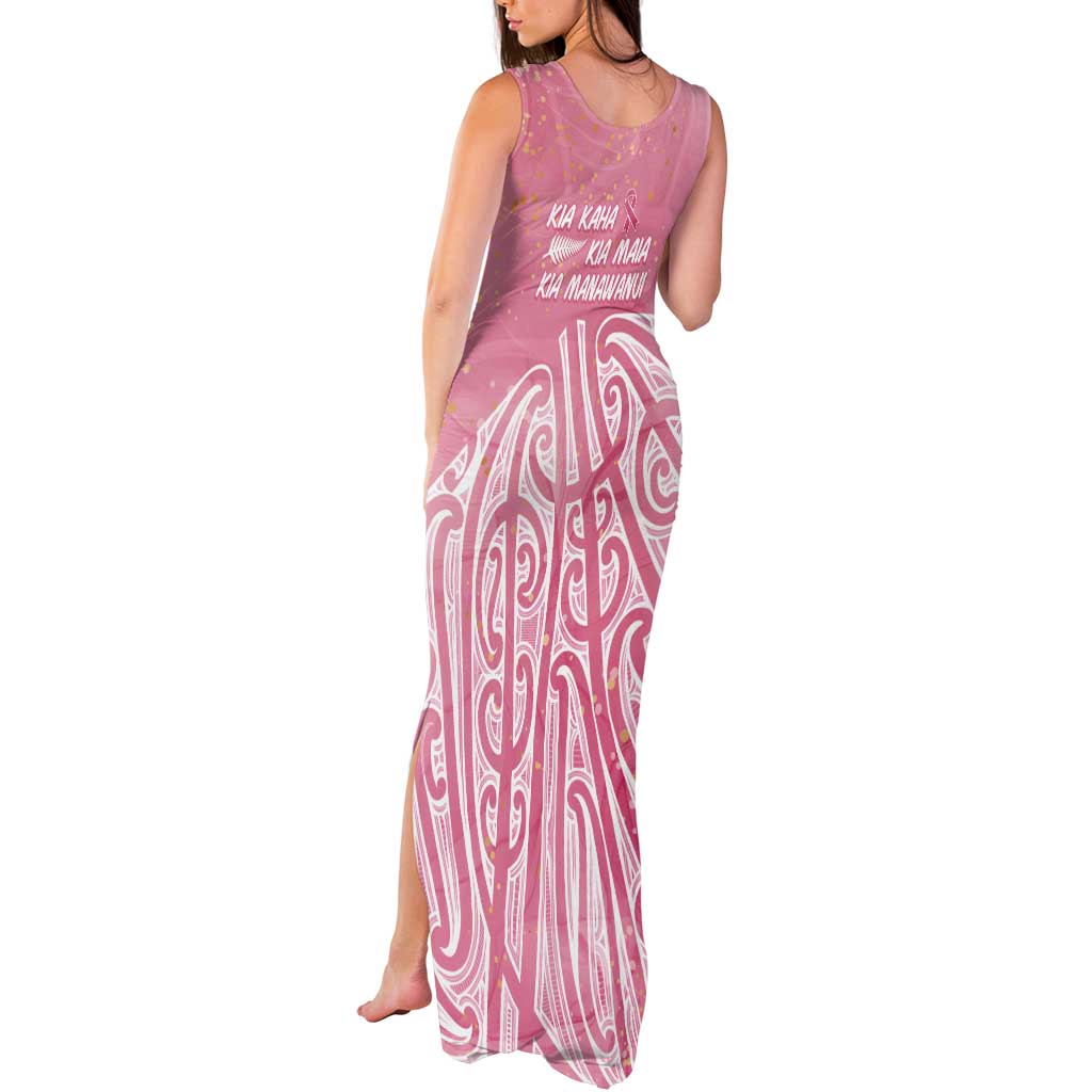 Breast Cancer Awareness Maori Tank Maxi Dress Kia Kaha Kia Maia Kia Manawanui - Vibe Hoodie