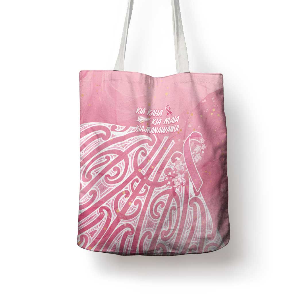 Breast Cancer Awareness Maori Tote Bag Kia Kaha Kia Maia Kia Manawanui - Vibe Hoodie