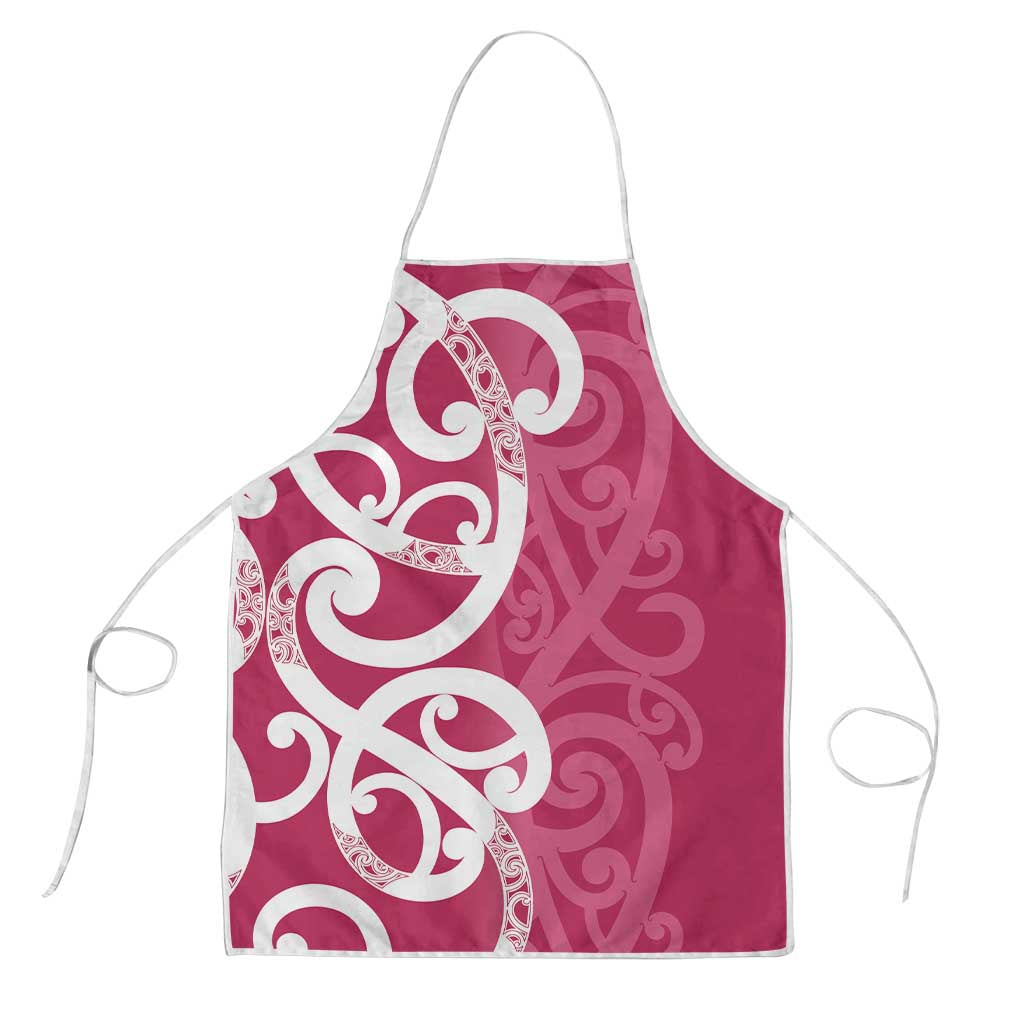 Breast Cancer Awareness Maori Apron Koru Kowhaiwhai - Vibe Hoodie