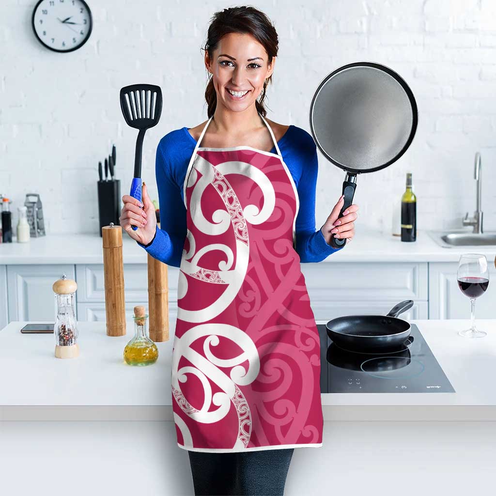 Breast Cancer Awareness Maori Apron Koru Kowhaiwhai - Vibe Hoodie