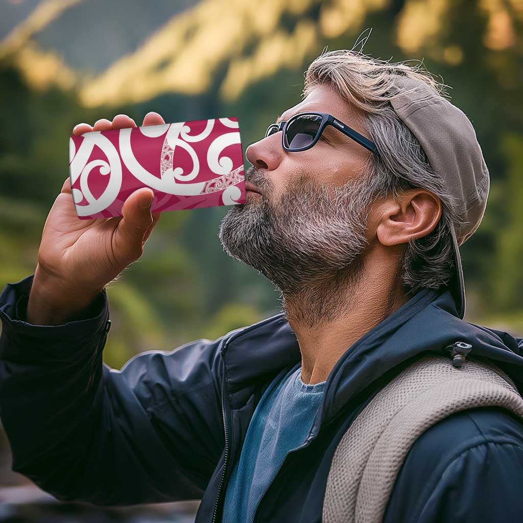 Breast Cancer Awareness Maori 4 in 1 Can Cooler Tumbler Koru Kowhaiwhai - Vibe Hoodie